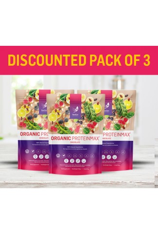 3 x Organic ProteinMax (Chocolate) 
